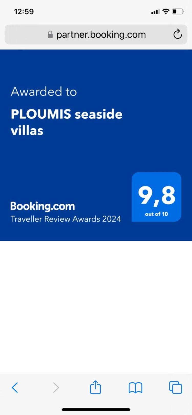 Ploumis Seaside Villas Σταυρός Εξωτερικό φωτογραφία